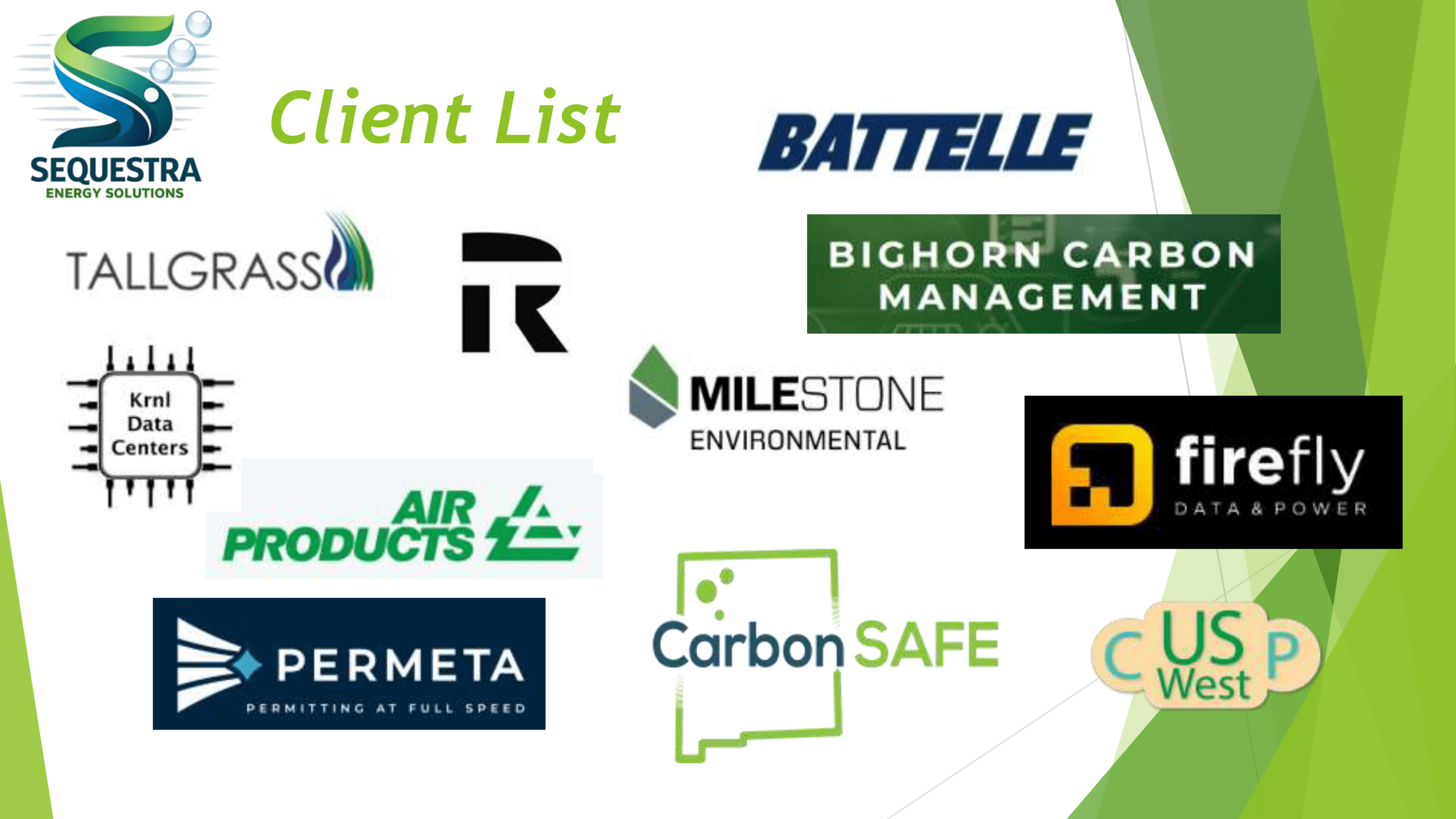 Client list logo